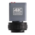 thumbnail image 1 of HD 4K Video Microscope Camera with 0.5X C Mount Adapter Lens for Education Research Laboratory, Industrial Microscope Camera, 1 of 7