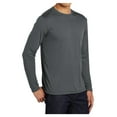 thumbnail image 4 of Mens Long Sleeve PosiCharge Competitor Polyester Tee Shirt Iron Grey S, 4 of 8