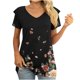 thumbnail image 1 of Blusa de manga con volantes y túnica recortada para mujer, informal, sexy, a la moda, para verano OAVQHLG3B Store lin121212, 1 of 4