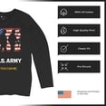 thumbnail image 6 of US Army Be All You Can Be Women's Long Sleeve T-shirt American Flag Military Veteran DD 214 Patriotic Armed Forces Licensed, 6 of 7