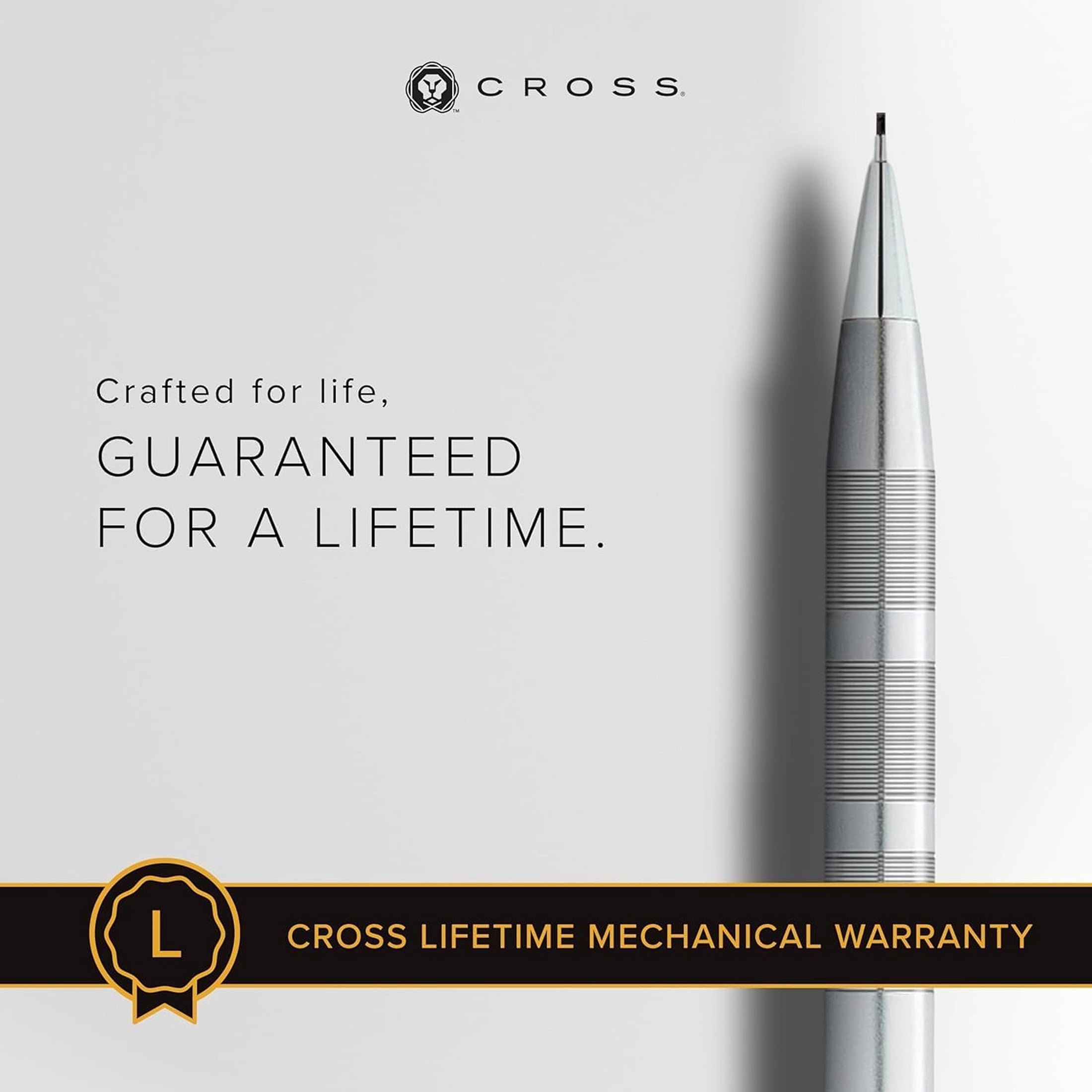 Cross Classic Century Satin Chrome with Polished Chrome Appointments 0.7mm Pencil