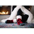 thumbnail image 4 of Pudus Brand Slipper Socks Red LumberJack Jill One Size All Amazingly Soft Socks, 4 of 8
