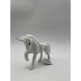 thumbnail image 3 of Frosted Kingdom White Plush Glittered Unicorn Christmas Ornament, 3 of 6
