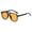 D, variant on -Black Frame Aviator Sunglasses, Retro Double-Bridge Shades, UV400 Protection Fashion Eyewear for Men and Women (F)