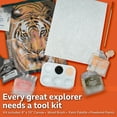 thumbnail image 4 of BBC Earth Canvas Board Paint by Numbers, Tiger, 4 of 5