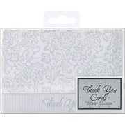 Silver Wedding Traditions Thank You Cards 25ct