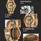 thumbnail image 4 of Reloj De Madera De Bambú Colorido Hecho A Mano, Reloj Respetuoso Con El Medio Ambiente Natural, Reloj De Cuarzo De Madera Simple matsuzay AP007586-02, 4 of 6
