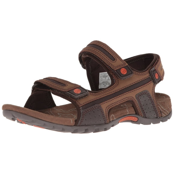 Merrell Men's Sandspur Oak Sandal, Dark Earth, 12 Medium US