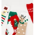 thumbnail image 7 of Yoyauz Loose Christmas plush socks for adult women and men as gifts, fluffy holiday winter socks for both men and women, 7 of 7