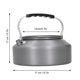 thumbnail image 5 of Hervidor de té hervidor de agua para exteriores fácil de limpiar portátil y liviano para pesca al aire libre y senderismo Octpeak Otros, 5 of 8