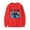Red-JY13200, variant on Basswell Rapper Merch Logo crew neck sweatshirt Women Men Long sleeve Fashion Casual Hooded Sweatshirts Style4