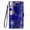 Blue Rose & Butterfly, variant on for Google Pixel 7 Wallet Credit Card Case, Shockproof Drop Protection Wireless Charging Vegan PU Leather Magnetic Adjustable Stand Cover with Wrist Strap, Boat