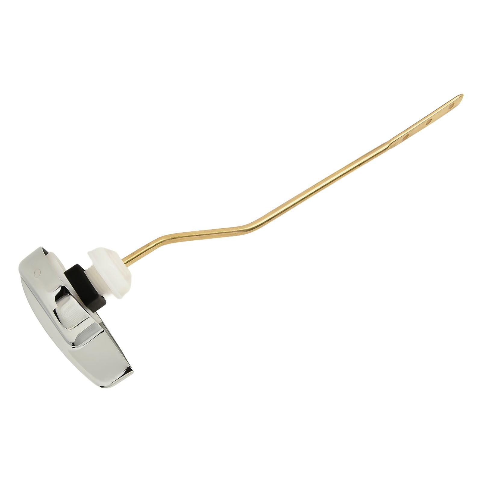 Mosiee 15 Long Lasting And Sturdy Toilet Flush Lever Handle Side Mount Installation Copper Finish Handle With Metal Lock Nut