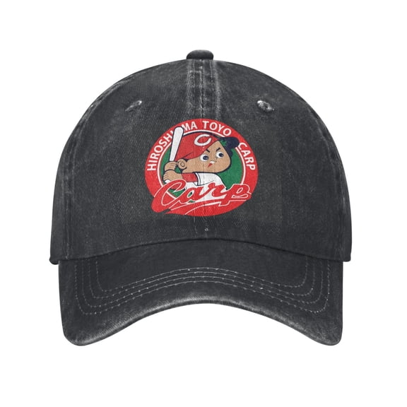 Hiroshima Toyo Carp Hat Washed Cotton Baseball Cap
