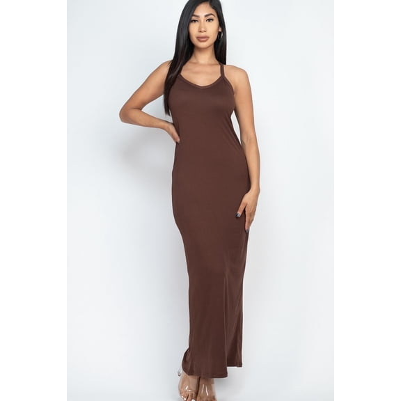 Racer Back Maxi Dress L