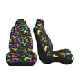 thumbnail image 3 of Pofeuu Colorful Lizards Print Automotive Car Seat Covers Flat Cloth Full Set Seat Covers,Car Seat Covers front seats for Cars Trucks and SUVs-1, 3 of 9