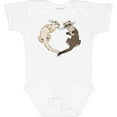 thumbnail image 3 of Inktastic Cute Ferret Heart Boys or Girls Baby Bodysuit, 3 of 5