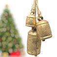 thumbnail image 4 of Campanas navideñas vintage rústicas de metal FYNJREX, set de 3, 4 of 8