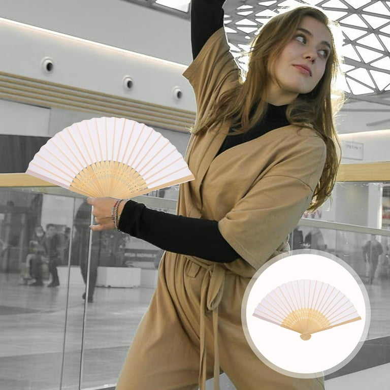 Hand held fan paper deals