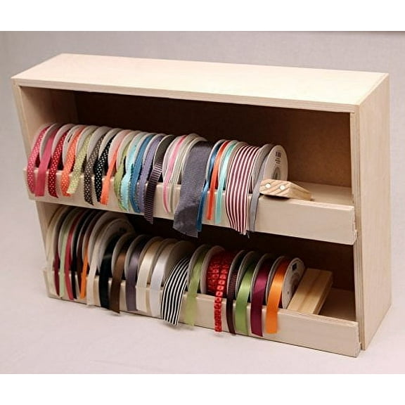 Stamp-n-Storage 20" Ribbon Shelf - Made to Hold Ribbon spools up to 5 inches in Diameter
