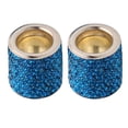 thumbnail image 2 of 2 Piezas de Cristal de Diamante para Reposacabezas de Coche, Reposacabezas, Anillos, Decoración Brillante, Fácil de Instalar, Diámetro Interior de 0,6 Azul 02 shamjiam Collares de reposacabezas de coche, 2 of 8