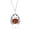 Crab, variant on Sterling Silver Natural Amber Necklace - Natural Gemstone Jewelry - Genuine Amber Necklace for Women - Teardrop Amber Pendant Necklace