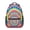 Pink and Yellow-1, variant on Purple and Black Tie Dye Pattern Backpack for School, Cute School Bag with Adjustable Shoulder Straps and Padded Back, 15.3"x11"x6.7"
