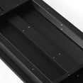 thumbnail image 6 of WestinTrends Ashore Outdoor HDPE 48" Modern Backless Patio Bench, Black, 6 of 16