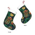 thumbnail image 3 of Salouo Tropical Tribe Mask Print Christmas Stockings,Large Xmas Stocking Set of 1 Holiday and Farmhouse Stocking for Christmas Holiday Party Decoration(17.7*11 Inch), 3 of 7