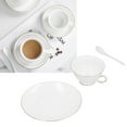 thumbnail image 4 of Coffee Cup Set, Coffee Mug Set High Temperature Resistance High Bone China Tea Cup Set  For Bakery For Cafe For Cake Shop For Home For Teahouse, 4 of 8