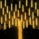 thumbnail image 4 of Meteor Shower Rain LED Fairy String Lights Festoon Street Garland Christmas Decorations for Home Outdoor Wedding New Year Decor, 4 of 5