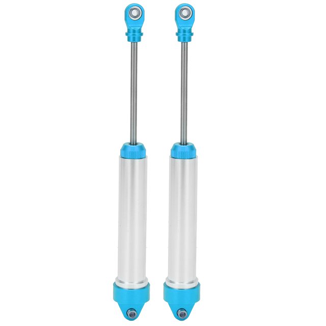 Amortiguador de choques RC de 2 uds, amortiguador trasero de Metal sin resorte para coche con Control remoto para TRAXXAS para UDRBlue