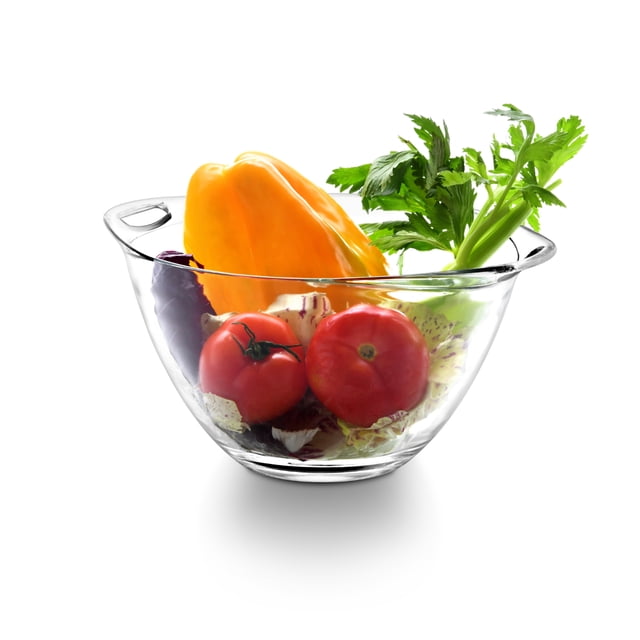 Palladio Practica Ensaladera De Vidrio 24 Cm Tazon Frutero