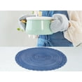 thumbnail image 4 of Unique Bargains Rustic Placemats Set of 6 Placemats Kitchen Table Mat Blue, 4 of 6