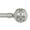Nickel, variant on H.VERSAILTEX Contemporary 0.75 Inch Stainless Steel Ball and Cage Adjustable Single Curtain Rod 28-48 Inches,Pewter