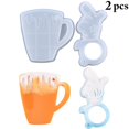 thumbnail image 2 of 2PCS Keychain Pendant Mold DIY Creative Pendant Silicone Mold Resin Casting Mold, 2 of 10