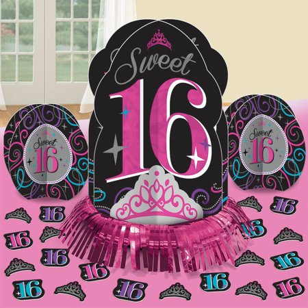 Sweet 16 Celebration Table Decorations - Walmart.com