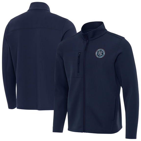 Men's-Antigua  Navy New York City FC Objection Full-Zip Jacket