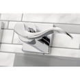 thumbnail image 4 of Kingston Brass KS6041DFL NuWave Two-Handle 3-Hole Wall Mount Roman Tub Faucet in Polished Chrome, 4 of 7