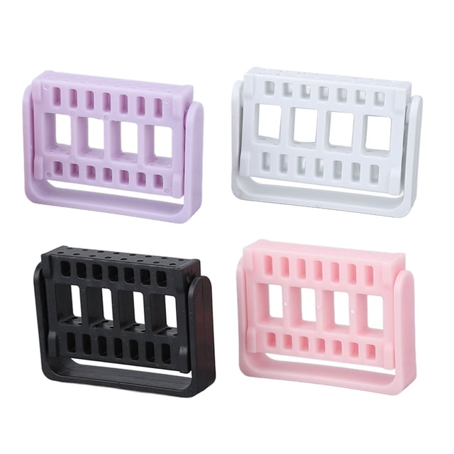 Organizador de Brocas de Umas, Contenedor de Brocas de Umas Contenedor Portátil Profesional Ergonímico A Prueba de Polvo Para El Hogar