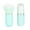 blue, variant on Retractable Kabuki Brush Travel Makeup Brush,Travel Powder Foundation Blush Brush Makeup Brush,Cute Soft Bristles Fluffy Makeup Tools,for Liquid Foundation, Pressed Powder, Contour Cream W6Y7