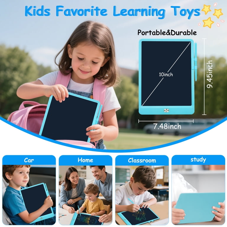 VAMOUT 10 Inch LCD Writing Tablet, Blue photo 6