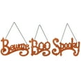 thumbnail image 2 of Northlight Boo, Spooky and Beware Hanging Halloween Signs - 5.75" - Set of 3, 2 of 6