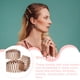 thumbnail image 3 of Soidarity 10x peines laterales para el cabello, peine tenedor de plástico con puntiagudos, herramientas de estilismo de joyería, tocados para Cuidado del cabello Café oscuro Soidarity CE013202-03B, 3 of 6