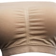 thumbnail image 4 of Women Strapless Bandeau Bra Seamless Bralettes Mesh Hallow Out Back Ladies Stretchy Chest Wrap Soft Bandeau Crop Tube Top Padded Bra, 4 of 6