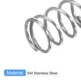 thumbnail image 4 of Compression Spring, 5Pcs 304 Stainless Steel, 3mm OD, 0.2mm Wire, 5mm Free Length, 4 of 6