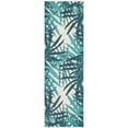 thumbnail image 5 of Unique Loom Outdoor Botanical Collection Area Rug - Sprig (2' x 6' 1" Runner Teal blue/Navy Blue), 5 of 9