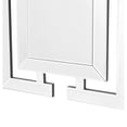thumbnail image 3 of Sparkle 21 in. Contemporary Rectangle Mirror in Clear, 3 of 4