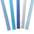 thumbnail image 3 of IFANLANDOR 200pcs Glitter Paper Craft Blue Star Shape for DIY Crafts Relaxation, 3 of 5