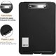 thumbnail image 4 of A4 Heavy Duty Storage Clipboard With Storage Compartment Business Office Document Holder, Black (d-583-a), 4 of 4